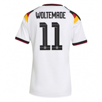 Billige Fotballdrakt Tyskland Nick Woltemade #11 Replika Hjemmedrakt Dame VM 2026 Kortermet